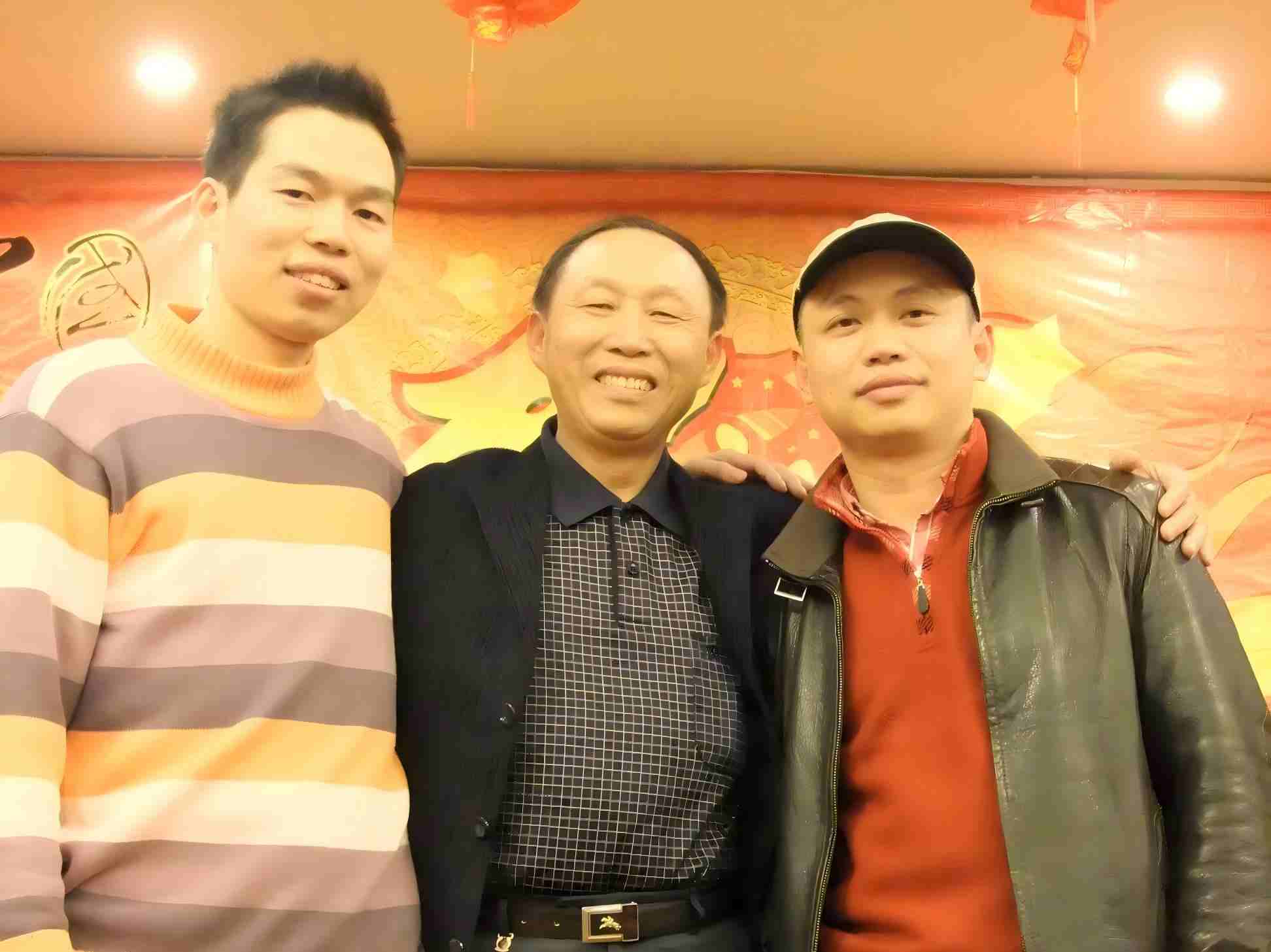 与唐兆希先生交流合影